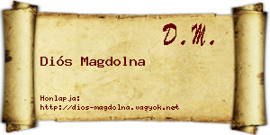 Diós Magdolna névjegykártya